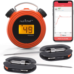 Smart Bluetooth BBQ Grill Thermometer - best smoker thermometer wifi