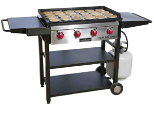 Camp Chef Flat Top Grill for outdoor use