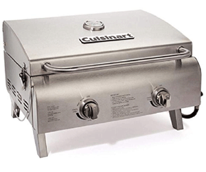 Cuisinart CGG-306 Chef's Tabletop Grill - Best 2-Burner Gas Grills 2024