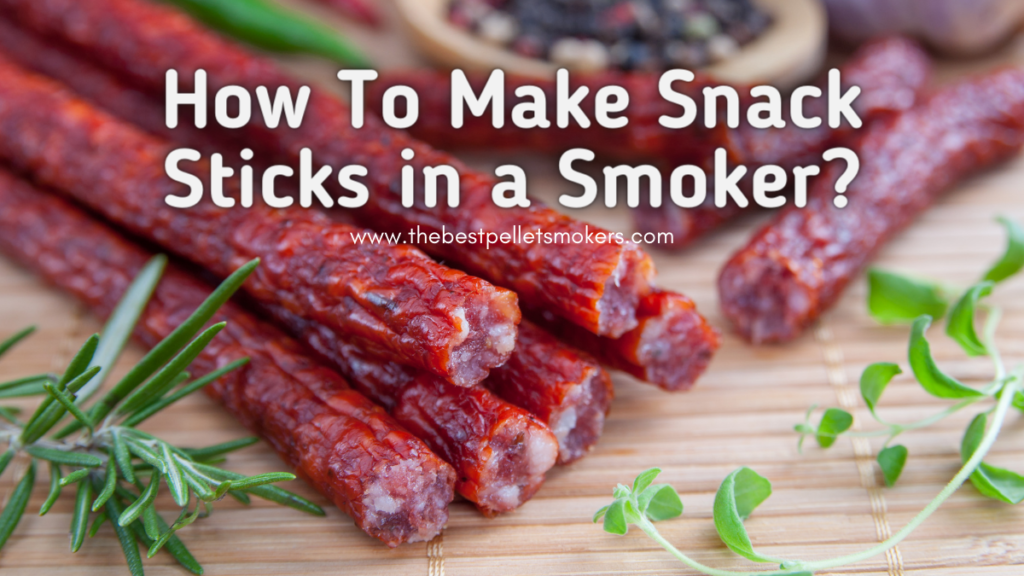 How To Make Snack Sticks in a Smoker?