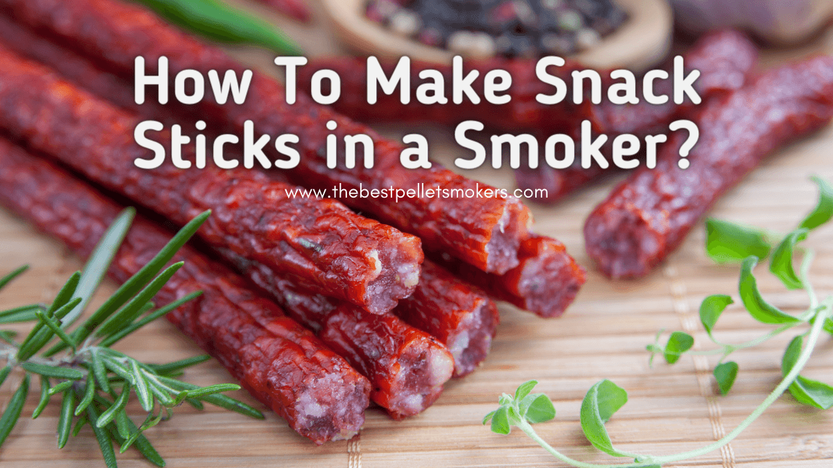 How To Make Snack Sticks In A Smoker? [Definitive Guide]