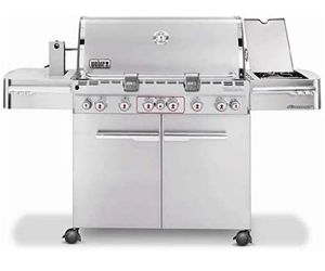 Weber Summit S-670 LP - grill with stainless steel grates