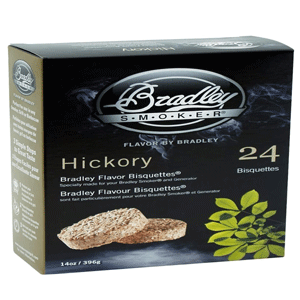 Bradley Smoker BTHC24 BTHC24 Bisquettes-Hickory - Bisquettes for smoking meat